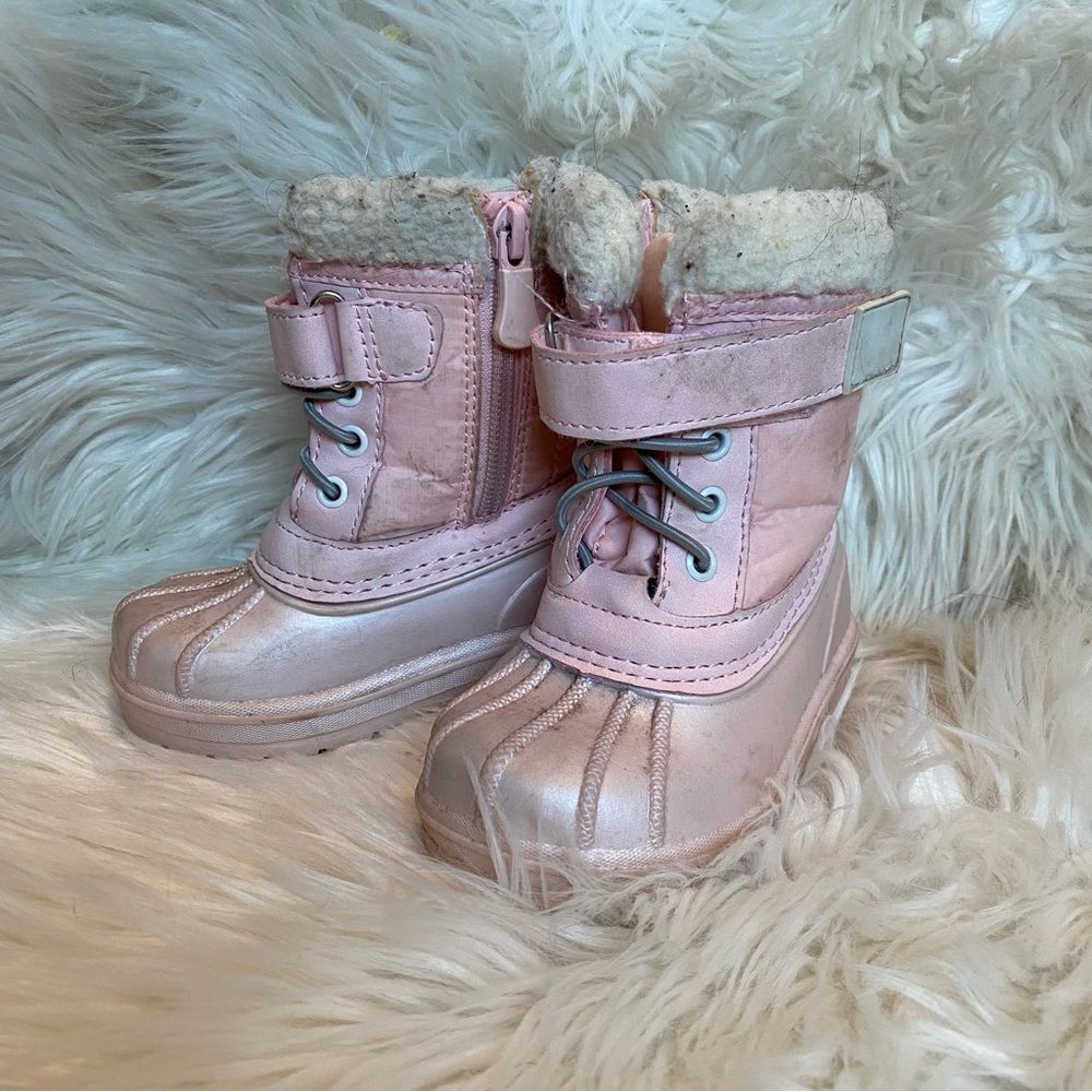 Light Pink Winter Snow Boot